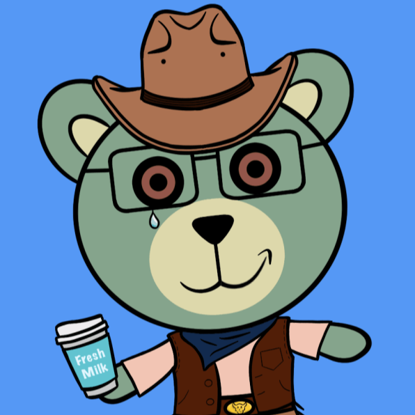 Jolly Teddy Party cowboy cute special PFP NFT